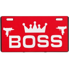 Resim E-BİKE PLAKALIK BOSS KIRMIZI 