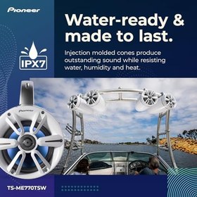 Resim Pioneer TS-ME770TSW 250 W Marine Kule Hoparlör 