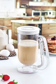 Resim QNİAY Muffin, Krep, Waffle Ve Pankek Hamur Akıtma Pratik Ölçülü Hamur Dağıtıcı Porsiyonlayıcı 