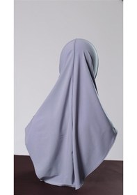 Resim Hürrem Bone Gri Pratik Hazır Geçmeli Genç Tesettür Bone Sandy Kumaş Düz Hijab 2312 15 Gri 