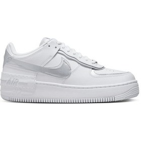Resim Nike Air Force 1 Shadow Phantom Sneaker Unisex Hakiki Deri Günlük Spor Ayakkabı Beyaz Taban 4cm Beyaz 