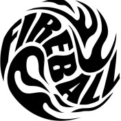 Resim Fıre Ball Sticker 20 x 20 cm 