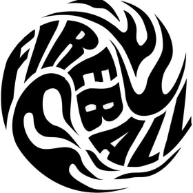 Resim Fıre Ball Sticker 20 x 20 cm 