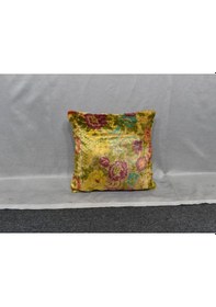 Resim Zehra Abla Halı Yeni Kadife Dokuma Dekoratif Kilim Kırlent Yastık Kılıfı 6045 