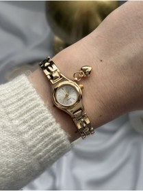 Resim Atelier Emine Gold Kalp Charmlı Saat 