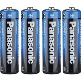 Resim Panasonic Çinko Karbon Kalem Pil (AA) 4lü R6BE/4S 