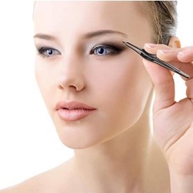 Resim Transformacion Profesyonel Kaş Cımbızı 2'li Set Çelik Düz Uçlu Tüy Alma Cımbızı Solingen Professional 718965 