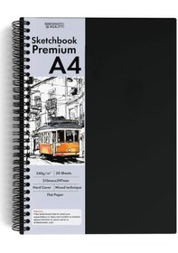 Resim Bindomatic Agility Collection Sketcbook A5 Çizim Defteri 240g 30 Yaprak 