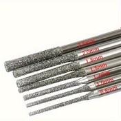 Resim 7 adet Elmas Kaplamalı Matkap Seti 0.8-2.5mm, 2.35mm Shank ile, Cam, Yeşim, Amber, Fayans, Taş için Uygun - Profesyonel Takı Yapımı ve DIY El Sanatları Araçları, Takı Yapımı Araçları | Profesyonel El Yapımı Araçları | Dayanıklı Matkap 