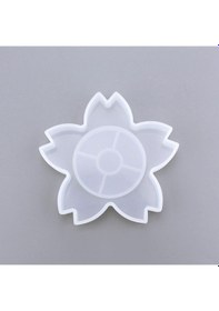 Resim Epoksi Reçine Silikon Kalıp Taş Tozu Sakura Çiçeği Bardak Altlığı Kalıbı 