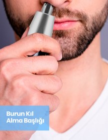Resim GOLDMASTER Alex Saç Sakal Düzeltme ve Burun Kıl Alma Mini Erkek Kişisel Bakım Seti 