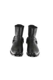 Resim bayscarpa man Siyah Hakiki Deri Çoban Kovboy Bot 