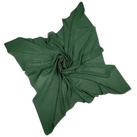 Resim Mısırlı Eşarpları Queen Krep Simli Kadın Eşarp 110x110 Cm - Çimen Yeşili 