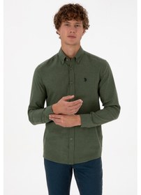 Resim U.s. Polo Assn. Erkek Haki Gömlek Basic 50316721-vr027 Haki 
