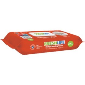 Resim Freshlife Vücut Temizleme Havlusu XXL 50'li 