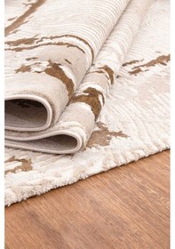 Resim Bafra Bej Kahve Halı Yumuşak Oturma Odası Salon Çocuk Odası Mutfa Bej - Kahve 