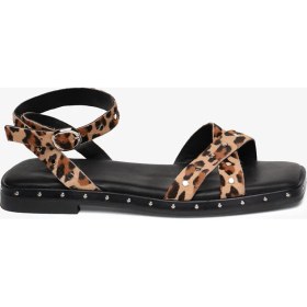 Resim Greyder Kadın Leopar Hakiki Deri Sandalet 6Y2CS34466 