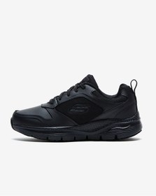 Resim Skechers Arch Fit Sr Leathol Erkek Siyah Spor Ayakkabı 200073 Blk |Orijinal 