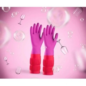 Resim Uzun Konç Bulaşık Eldiveni M Beden 