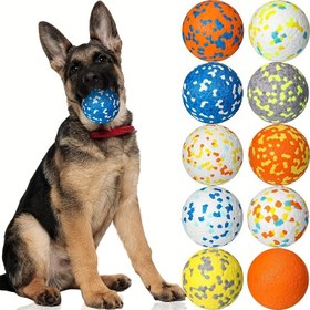 Resim 2 adet Agresif Çiğneyiciler İçin Köpek Oyuncak Topu, Köpekler İçin İnteraktif Köpek Topu, Köpekler İçin Boşluk ve Stimulation İçin Oyuncak, Patlayan Yüzen Top Kauçuk Top, Pil Olmadan 