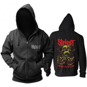 Resim GALASHOP Slipknot Hoodie Fermuarlı Kapüşonlu Tip76 