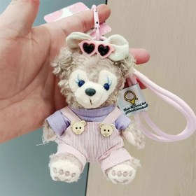 Resim OEMG 1 Adet Karikatür Çanta Çekicilik Anahtarlık Sevimli Iyi Şanslar Hediye Peluş Oyuncaklar Bebekler (Yurt Dışından) 