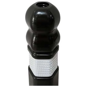 Resim Hayat Trafik EKO Altıgen Delinatör, Yol Dubası 60 cm Siyah 