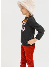 Resim Benitto Kids Benittokids Kız Çocuk Peluş Bucket Şapka 7001-ekru Ekru 