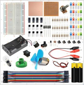 Resim Breaboard Temel Elektrik Ve Elektronik Eğitim Set Lamba Motor Ve Breadbord Set 