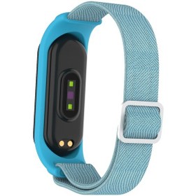 Resim Xiaomi Mi Band 3/4/5/6 İçin Elastik Naylon Akıllı Saat Kayışı Yedek Kordonlu Saat 
