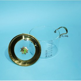 Resim Mon Amour Cam Tencere 4,5 Lt Şeffaf 