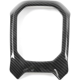 Resim Jeep Renegade 2016-2021 İçin Abs Plastiği Kaplama, Karbon Fiber Desenli Vites Panel , Kolay Kurulum, Araç İç Dekoru Yükseltir 