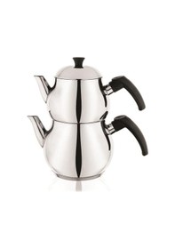 Resim Schafer Base Çelik Çaydanlık Takımı -4 Prç.-Inox Gri 