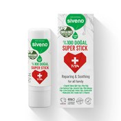 Resim Siveno %100 Doğal Süper Stick Anlık Yatıştırıcı Onarıcı Organik Yalancı İğde Yağlı Bitkisel 6 gr 
