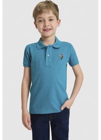 Resim U.s. Polo Assn. Erkek Çocuk Petrol Tişört Basic 50325608-vr102 
