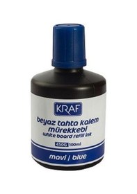 Resim Kraf 100 Ml Beyaz Tahta Kalem Mürekkebi Mavi 
