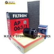 Resim Vw Passat B5 1.6 / 1.8 Benzinli Filtre Bakım Seti (1996-2000) (485189823) 