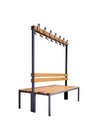 Resim Ayakkabılıksız 4 Ayaklı Çift Taraflı Bank, 14 Kanca, 150x85x170 Cm, Spor Bankı 