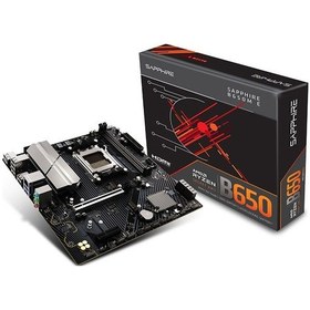 Resim Sapphıre B650m-e Amd B650 Soket Am5 Ddr5 7600+mt/s Oc Micro-atx Anakart-52112-04-40g 