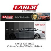 Resim Seria 1200 Süper Koyu Siyah Çizilmez Cam Filmi 4 Numara 50 Cm X 6 Metre 