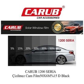 Resim Seria 1200 Süper Koyu Siyah Çizilmez Cam Filmi 4 Numara 50 Cm X 6 Metre 