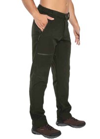 Resim Crozwise Softshell Koyu Yeşil Kışlık Polarlı Outdoor Pantolon – 2228-04 