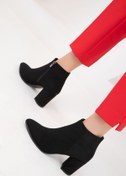 Resim SOHO Siyah Süet Kadın Bot & Bootie 17518 