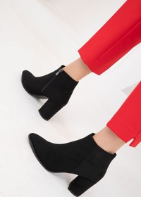 Resim SOHO Siyah Süet Kadın Bot & Bootie 17518 