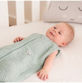 Resim Owli Lovelayers 4 Kat Müslin Uyku Tulumu Mint Yeşili 001 