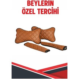 Resim Suzukı Splash Uyumlu Emniyet Kemer Pedi Siyah Deri Siyah Dikişli 