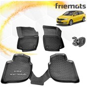 Resim Skoda Rapid 3D Paspas Havuzlu Siyah Stw 2013-2020 Arası 4 Prç N11.900 