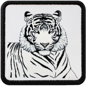 Resim BlackBörk V1 Bengal Kaplan - 1bs Kod Logolu Unisex Beyaz Bench (PATCH) 