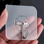 Resim 10 adet Şeffaf Plastik Duvar saç tokası - Güçlü Kendinden Yapışkan, Kolay Kurulum Anahtar ve Mutfakta Depolama için, Banyo ve Kapı - Çok Fonksiyonlu, Şık Tasarım, Duvara Monteli saç tokası | Çiçek Desenli saç tokası | Şeffaf Tasarım, Asılı saç tokası 