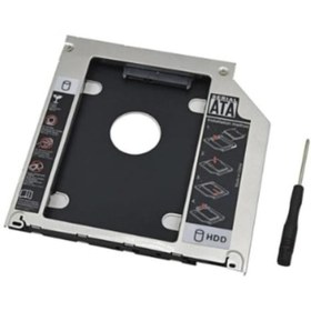 Resim Dvd Kizak Extra Sata 9.5 Mm 4716A Hdd Ssd Hardisk Yuva Kutu Caddy 